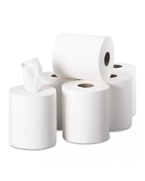 Premium White Centre Feed Roll, 6 rolls per case