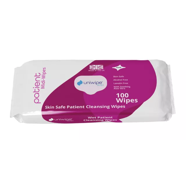 Uniwipe Patient Cleaning Wipe x 100
