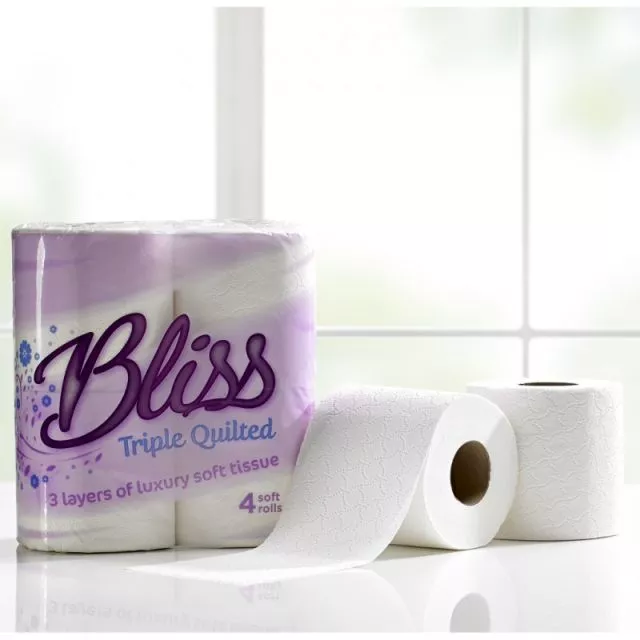Bliss 3 Ply Luxury Toilet Rolls
