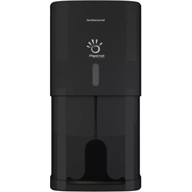 Papernet Full Tech Toilet Roll Dispenser, Black, 416161