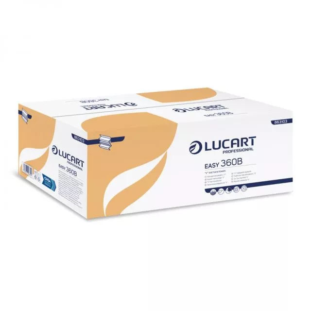 Bulk Buy V-Fold Blue Hand Towel, 3,600 Per Case, 90 Cases Per Pallet